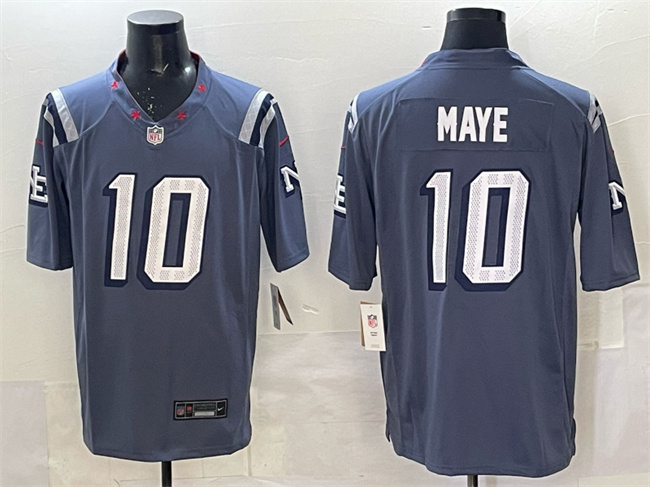 Men's New England Patriots #10 Drake Maye 2025 “Rivalries” Stitched Football Jersey Men's New England Patriots #10 Drake Maye 2025 “Rivalries” Stitched Football Jersey